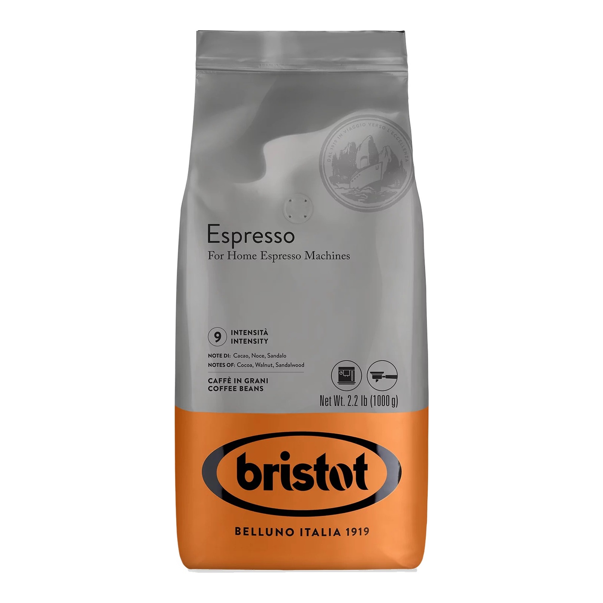 Bristot Espresso zrnková káva 1 kg
