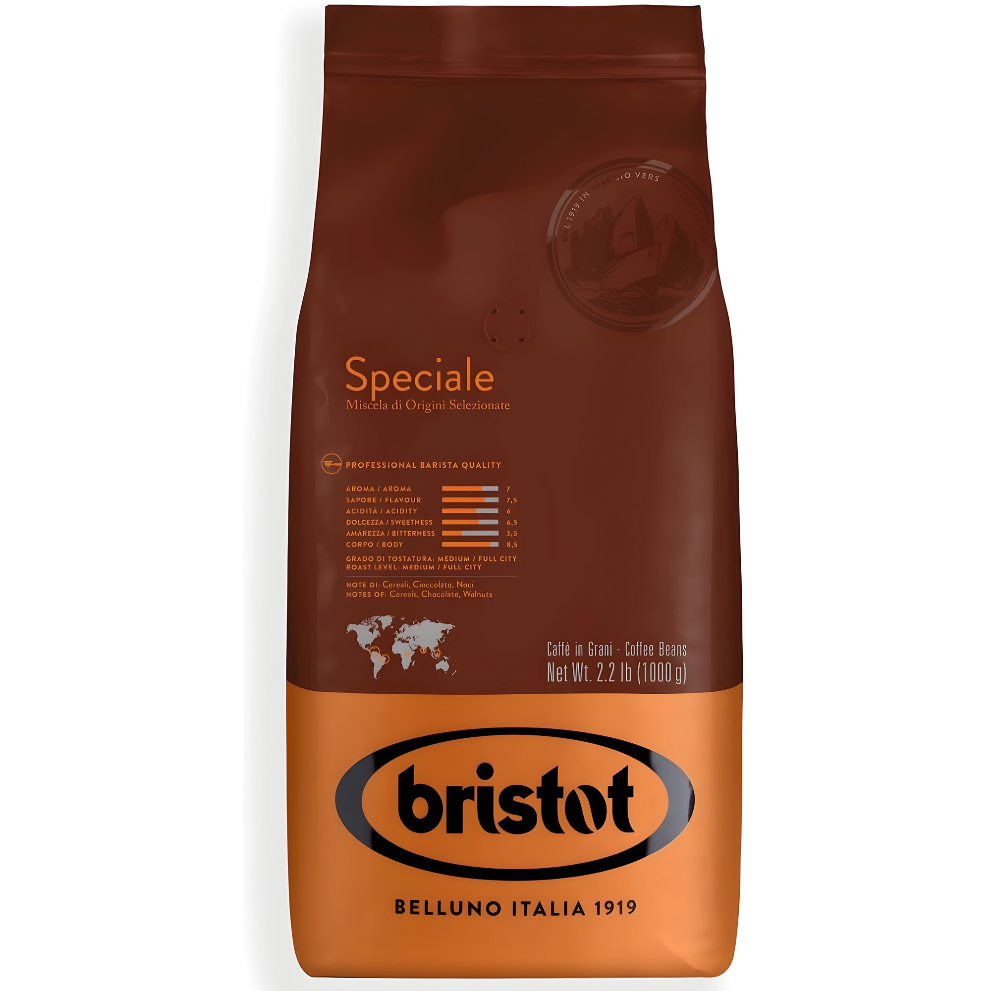 Bristot Speciale zrnková káva 1 kg