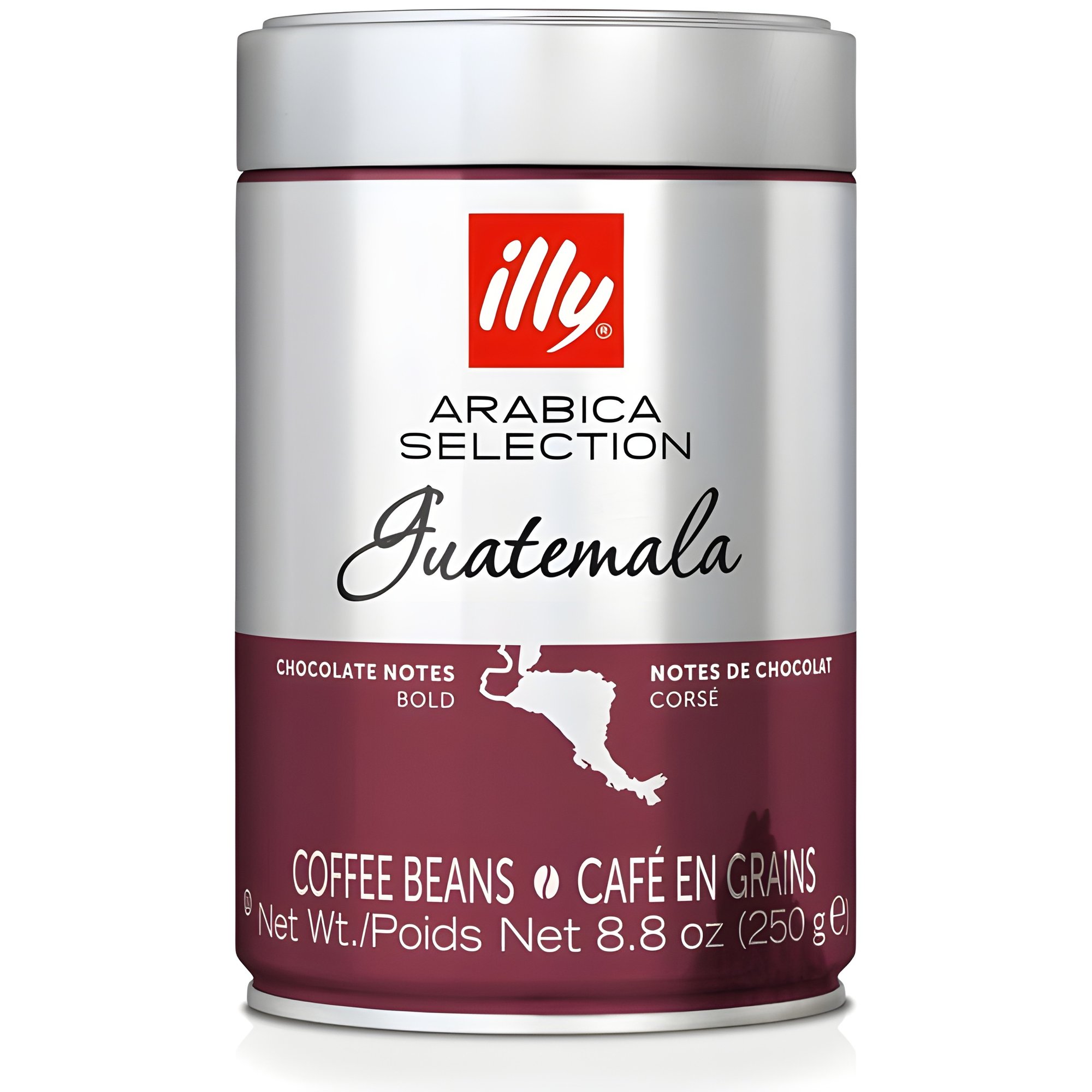 illy Monoarabica Guatemala zrnková káva v dóze 250 g