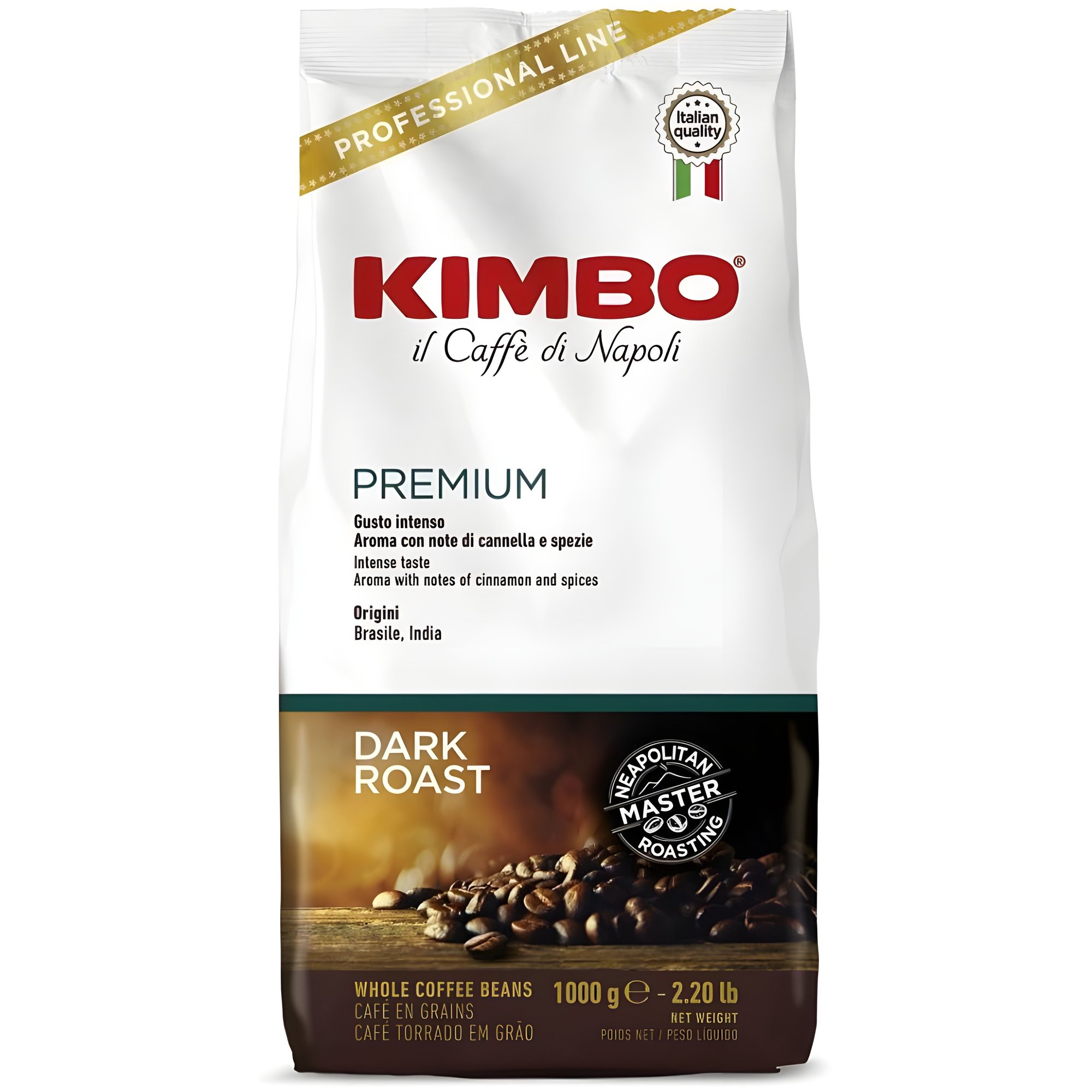 Kimbo Premium zrnková káva 1 kg
