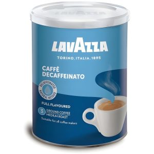 Lavazza Decaffeinato mletá káva v dóze 250 g