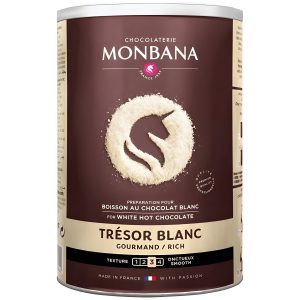 Monbana Trésor de Chocolat bílá čokoláda 500 g