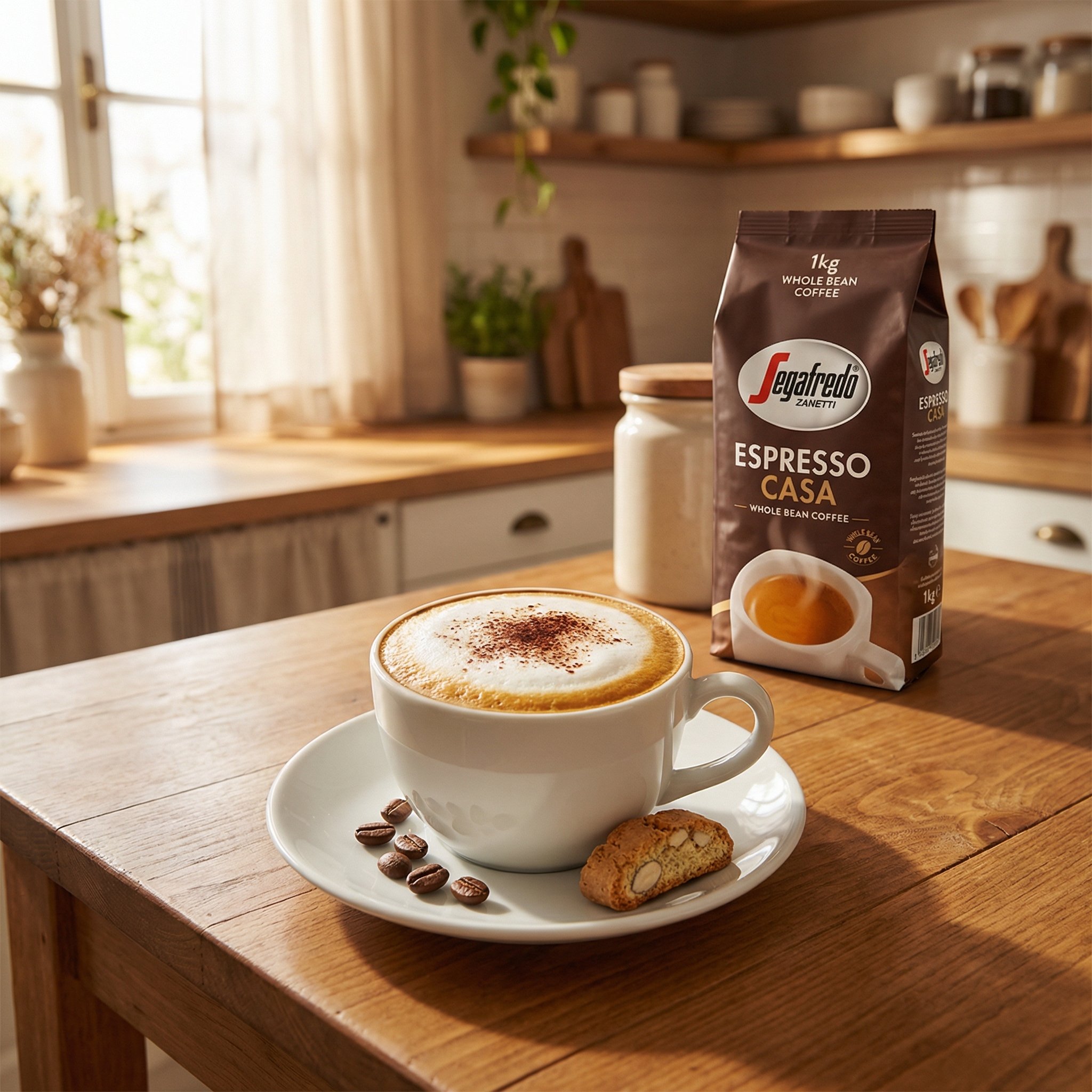 Segafredo Espresso Casa zrnková káva 1 kg - Obrázek 2